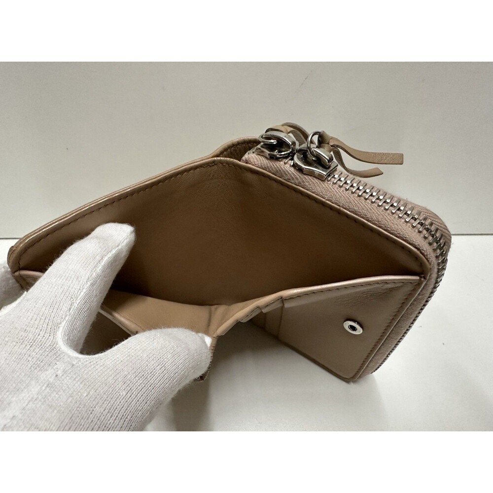 Balenciaga tan leather zipper all around wallet - Picture 16 of 16